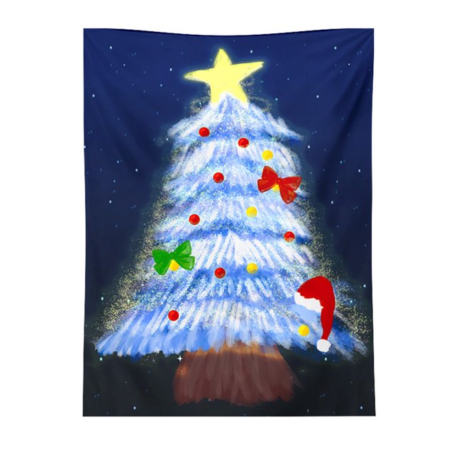 Birdeem Christmas Decoration Hanging Cloth Party Holiday Christmas Tree Background Cloth Gift
