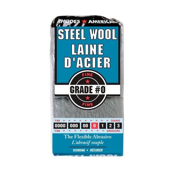 Homax Laine d'Acier No 0, Fine, Laine d'Acier à 12 Coussinets-10121155