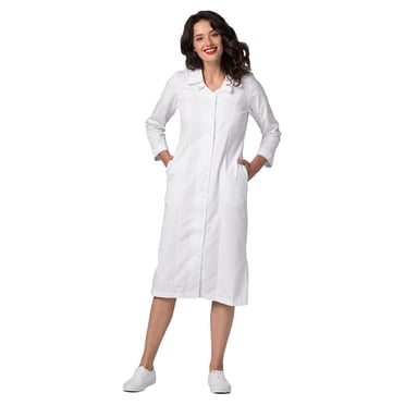 Adar Robe de Sarrau Universelle pour Femmes - Robe à Col Brodé