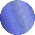 thumbnail image 1 of Ahgly Tapis d'Intérieur Lavable en Machine Carré Transitionnel Bleu Ciel, 3 Pieds Carré, 1 of 7
