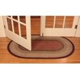 thumbnail image 2 of Capitol Earth Rugs 02-019 Tapis Tressé en Jute Bourgogne-Moutarde, 2 of 2