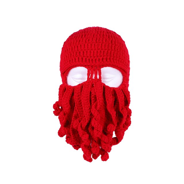 Knit Hat Warm Funny Tentacle Octopus Cthulhu Design