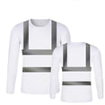 thumbnail image 1 of Men's High Visibility Reflective Long - Sleeve Mesh T - Shirt, 95% Polyester 5% Spandex, Sizes S - XXXL, 1 of 2