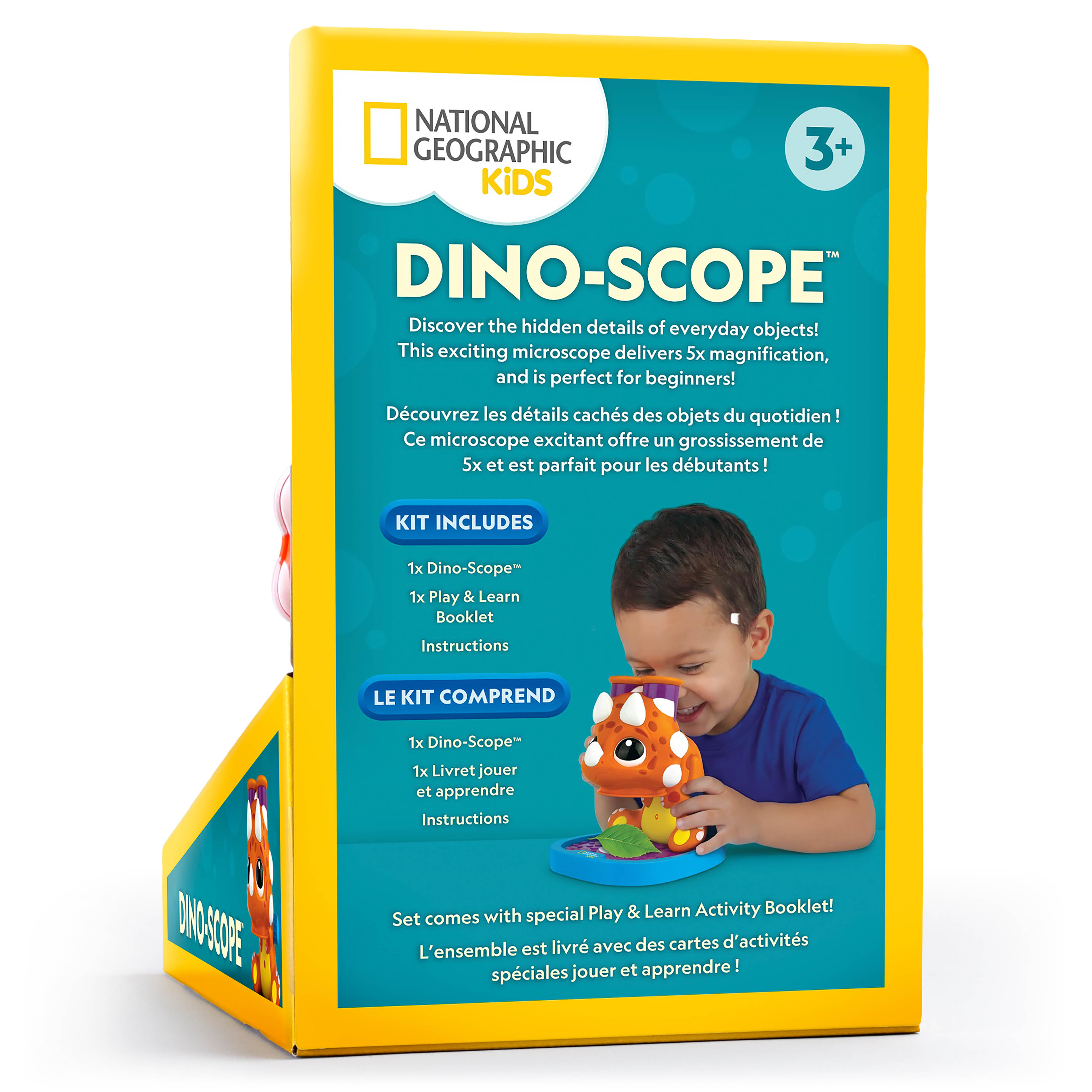 National Geographic Dino'scope Microscope pour enfants de 8 ans et plus