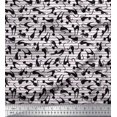 thumbnail image 1 of Soimoi Rayon Fabric Stripe & Cat Animal Print Fabric by The Yard 42 Inch Wide, 1 of 3