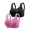Black, variant on Twfbrm Bras for Women 2PC Women Bras Plus Size Behind Buckle Comfortable Breathable Exhaust Base Non-Steel Ring Non-Magnetic Buckle Underwear Soft Breathable Bra