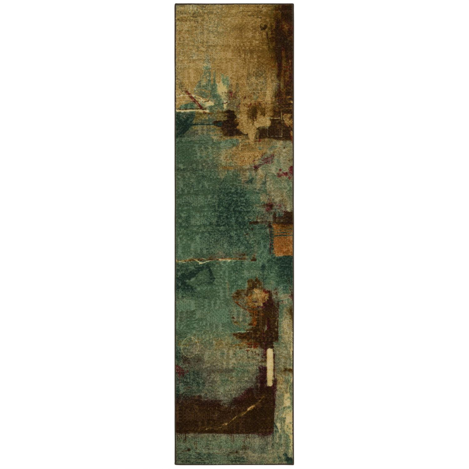 Tapis Strata de Mohawk, couleur turquoise fusion