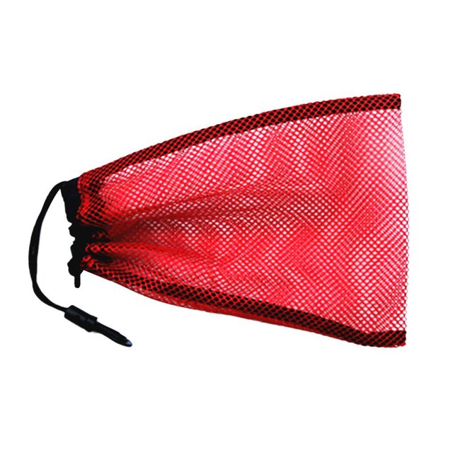 maskred Compact Dive Swimming Drawstring Mesh Bag for Diving Snorkel Gear Red 9 Inch x 6.5 Inch 1Set