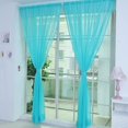 thumbnail image 1 of TIMIFIS Décoration pour la Maison 2 Pcs Tulle Uni pour Porte et Fenêtre Rideau Drapé Panneau Voilage Foulard Cantonnières DecorFall, 1 of 3