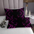thumbnail image 3 of Erosebridal Abstract Coverlet Set Twin for Teens, Gradient Rectangle Bedding Set, Modern Checkered Decor, 3 of 5