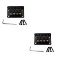 thumbnail image 2 of tamizeot Single Bridge Instrument Accessories Metal Structure Upgraded Fittings Professional Pull Strings Board Neck Joint Plate 2Set, 2 of 6