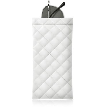Rangement Textile pour la Maison Pochette de Rangement pour Lunettes de Soleil Matériau PU à Couches Lunettes à la Mode Solution de Transport Pratique Alternative à la Housse