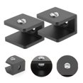 thumbnail image 3 of 8Pcs Glass Shelf Clamp Wall Mounted Glass Shelf Brackets Holders Support, 3 of 9