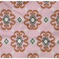 thumbnail image 4 of oneOone Organic Cotton Poplin Twill Fabric Diamond & Swirl Ikat Print Fabric BTY 42 Inch Wide, 4 of 4