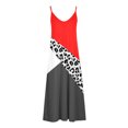 thumbnail image 4 of Lenago Robes de Mariée Grande Taille pour Mariée Femmes Mode à Bretelles Col en V Sans Manches à Rayures Imprimées Coupe Ajustée Plage Longue Robe Été Robes de Plage en Liquidation, 4 of 5