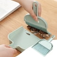 thumbnail image 1 of CQCYD under $5 Dust Pan, Mini Dustpan and Brush Set, Small Broom and Dustpan Set, Small Hand Broom and Dust Pan Set for Desk, Table, Home, Kitchen Necessities, 1 of 6