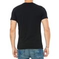 thumbnail image 2 of BELLA+CANVAS T-Shirt Jersey Unisexe à Manches Courtes, TG, Noir, 2 of 4