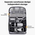thumbnail image 2 of K&F Concept Camera Backpack Camera Bags for Photographers Large Capacity Camera Case with Raincover15-15.6 Inch Laptop Compartment -20L (Blue), 2 of 7