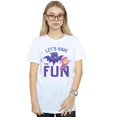 thumbnail image 2 of DC Comics T-Shirt Boyfriend en Coton pour Femmes Adolescentes Titans Go Let's Have The Fun, 2 of 3