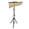 thumbnail image 3 of Yinanstore 36 Bar Chimes Musical Instrument Practice Performance with Mounting Stand Percussion Instrument for Gifts Friends New Year Gold Black, 3 of 8