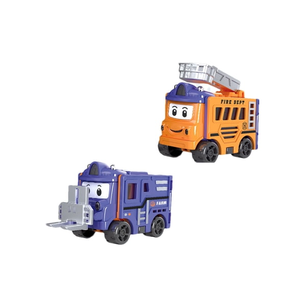 ZZkhGO Voiture Jouet Transformable pour Tout-Petits, Véhicule Morphing Deux en un, Petite Voiture Mignonne pour Enfants de 1 à 3 Ans