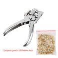 thumbnail image 1 of Cergrey Rivet Setter Punch Pliers Belt Holes Eyelet Setting Tool with 100pcs Easy Press Hollow Grommets, Eyelet Setter, Eyelet Setting Pliers, 1 of 9