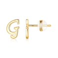 thumbnail image 1 of CHOK Sterling Silver Stud Earrings  14K Gold, 1 of 6