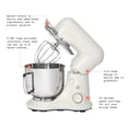 thumbnail image 3 of Beautiful by Drew Barrymore 5.3-Quart Tilt-Head Stand Mixer, 3 of 12