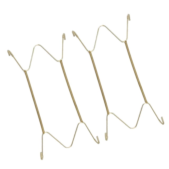 Support de Vaisselle Flexible Décoratif, Doré, 8 Pouces