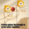 thumbnail image 4 of Yellow Basketball Hoop Toy With Sensing Scoring Voice Encouragement For Indoor Kids Play, 4 of 6