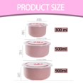 thumbnail image 3 of EASTIN Microwave  Freezer Safe Bowls - 3 Piece Set - with Lids - Soup Bowls  Ramen  Cookware  Food Container Microwave Safe - BPA Free Plastic  Food Storage Containers, 3 of 7