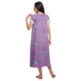 thumbnail image 4 of Moomaya Robe de Nuit à Manches Courtes Imprimée pour Femmes en Coton, 4 of 5