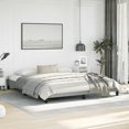 thumbnail image 1 of vidaXL Bed Frame Light Grey 183x213 cm California King Fabric, 1 of 6