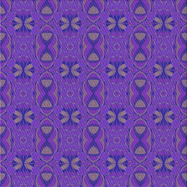 Ahgly Tapis d'Intérieur Lavable en Machine Carré Transitionnel Bleu Violet Violet, 7 Pieds Carré