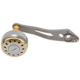 thumbnail image 2 of Aluminum Fishing Reel Handle Grip Baitcasting Rocker Arm Replacement Aluminum Alloy Lightweight 360 Rotation Hollow Design 8x5mm, 2 of 7