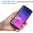 thumbnail image 2 of REQO Samsung Galaxy S10+ Plus Case, IP68 Waterproof Dustproof Case with Built-in Screen Protector, Rugged Full Body Shockproof Protective Cover for Samsung S10 Plus (Black/Clear), 2 of 8