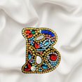 thumbnail image 2 of Porte-clés de Noël 26 Lettres Pendentif Strass, 2 of 8