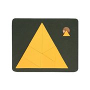 Wooden Geometric Puzzles Challenge Brain Teaser Decompression Puzzle