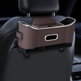 thumbnail image 1 of Summer Savings Clearance! Car Seat Back Organizer with Cup Holder and Tissue Box, Multi-Pocket Car Organizer for Back Seat, Car Storage Solution for Drinks and Tissue, Travel Accessory for Car, 1 of 9