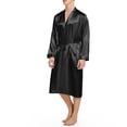 thumbnail image 2 of LSLJS Mens Robe Winter Loose Fallow Couples Bathrobe Long Nightgown Nightgown, Robes Gifts for Men, 2 of 5