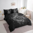 thumbnail image 2 of Ensemble de Literie Note de Musique en Sac 7 Pcs, Imprimé Paillettes Scintillantes Étoilées Chic Gliver (Pas Réel), Ensemble de Literie Thème Musique Romantique, Couette Mode avec Drap-Housse, Drap Plat, Taie d'Oreiller, Housses d'Oreiller, Très Grand, 2 of 5