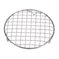 thumbnail image 3 of Unique Bargains Grille de Cuisson Ronde, Grilles en Filet pour Barbecue en Fil Croisé en Acier Inoxydable de 6 Pouces avec Pattes, 3 of 5
