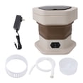 thumbnail image 2 of Foldable Washing Machine, Mini Compact Washer Portable Washing Machine with Dryer Deep Cleaning Electric Small Washer Machine for Underwear, Socks, Apartment, Dorm, RV Traveler, 2 of 7