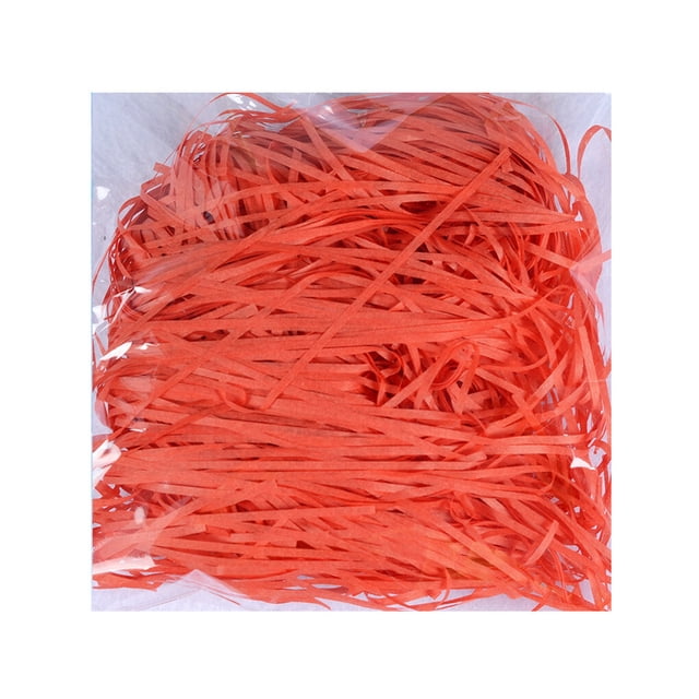 Crinkle Paper Raffia Shreds Colorful Boxes Filling Material DIY Packaging Confetti Wedding Party Greeting Tissue Accessories Red