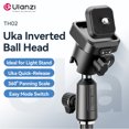 thumbnail image 4 of Ulanzi TH02 Uka Inverted Ball Head with Quick Release System 360° Rotation, 2.5kg Load Capacity, Compact Tripod Head for DSLR, Mirrorless Cameras & Fill Lights, 4 of 22