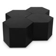 thumbnail image 1 of Meridian Furniture Eternal 4- Pc. Black Oak Wood Coffee Table, 1 of 6