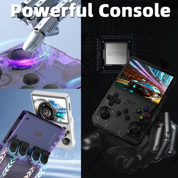 ゲームコンソール R36S 128G スケルトンブラック R36S Handheld Game Console 3.5 inch 128GB (Black) - Walmart.ca