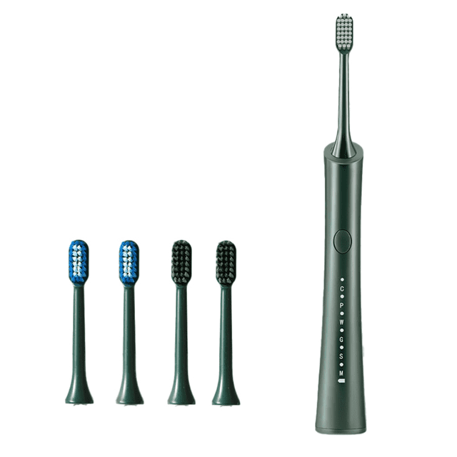 Electric Toothbrush for Adults Kids Electric Toothbrush 6 Modes Electric Toothbrush Rechargeable Battery Toothbrush,E