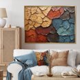 thumbnail image 1 of Designart Tree Redwood framed wall art decor, Tree Redwood framed wall Art, Blue Beige Abstract Redwood Tree composition , Extra large Traditional Gold framed wall art, 32x16 inches Gold Frame, 1 of 5