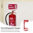 thumbnail image 2 of Miangastore 1pc Fire Extinguisher Wall-mounted Bracket Fire Extinguisher Fixing Hanger Iron Hanger, 2 of 8